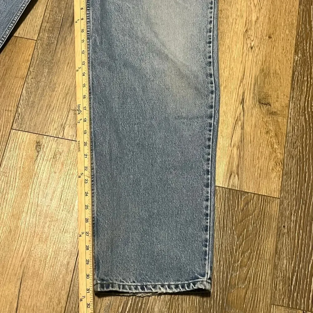 VTG 90s Levis 550 Jeans 42x32 Relaxed Fit Tapered Leg Blue Baggy Grunge USA 1997